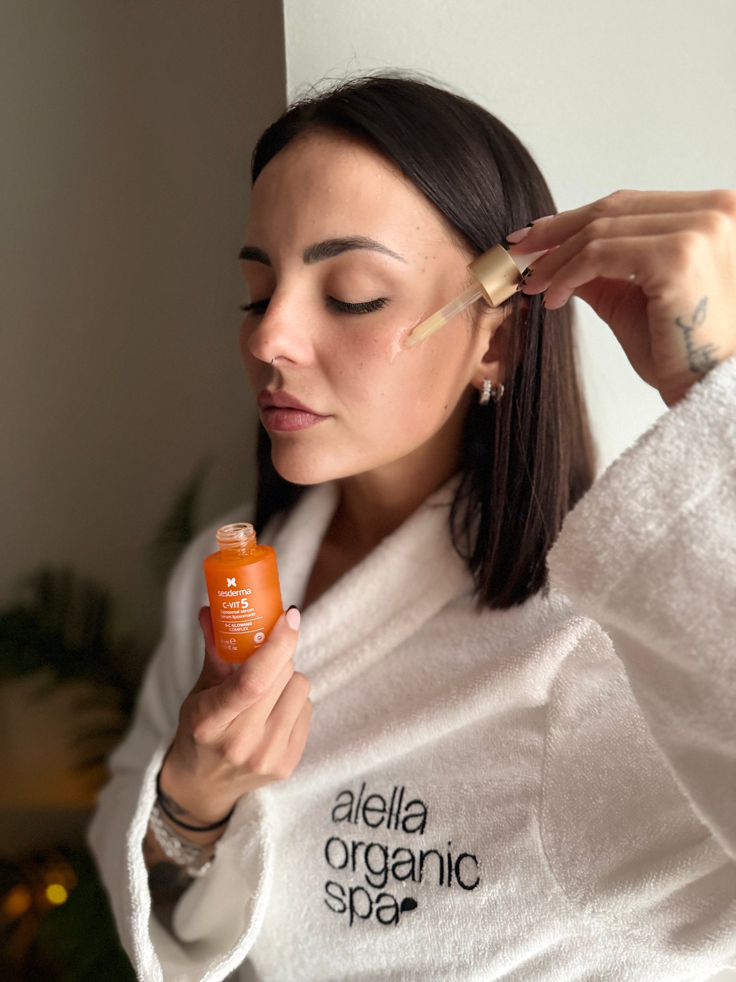 Tratamiento facial con vitamina C